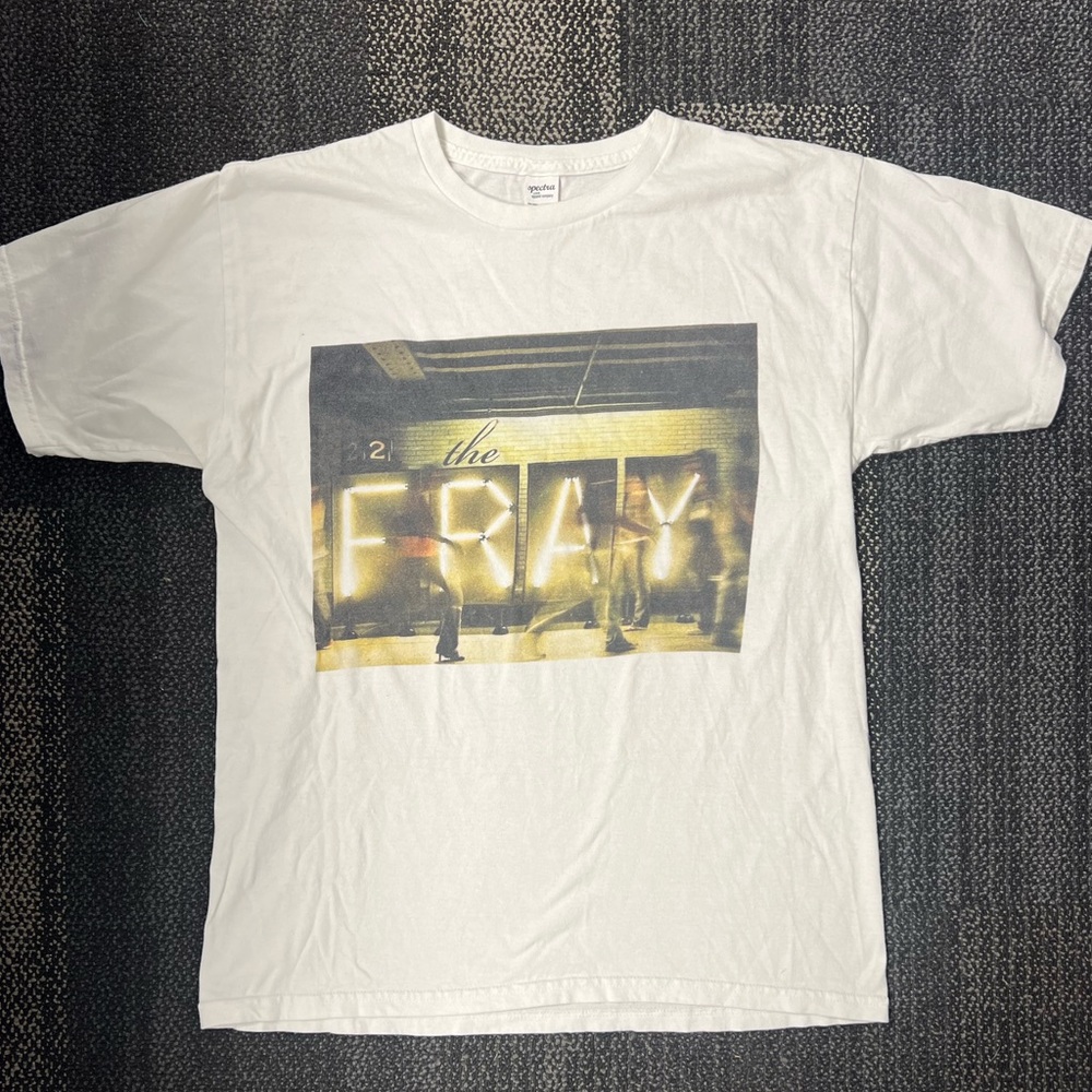 Spectra The Fray Band Album Classic White T shirt Size Medium